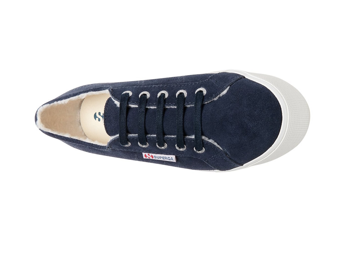 Superga Platform Womens - 2790 Suehairyfurw - Navy - LRHPN7012